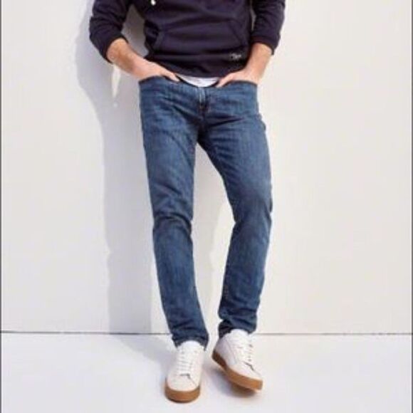 Abercrombie & Fitch Rustin Athletic Slim Stretch Jeans Size 28/30 - Picture 1 of 9